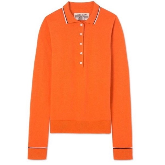 Tory Burch Sweaters - Tory Sport Performance Cashmere Coolmax Polo XS